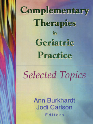 cover image of Complementary Therapies in Geriatric Practice